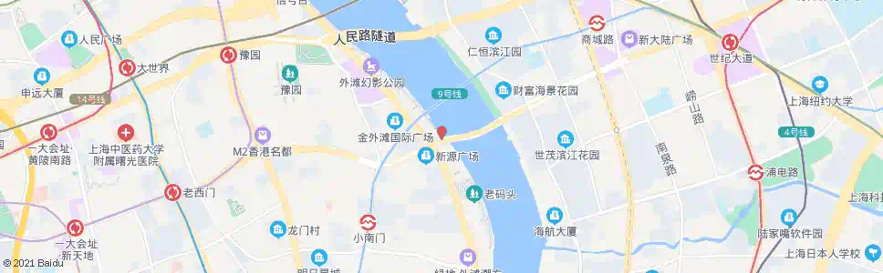 上海复兴东路_公交站地图_上海公交_妙搜公交查询2025