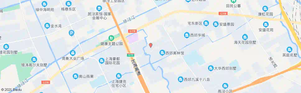 上海高泾路沪青平公路(高景花园)_公交站地图_上海公交_妙搜公交查询2025