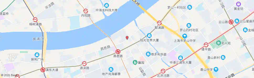 上海昌邑路苗圃路_公交站地图_上海公交_妙搜公交查询2025