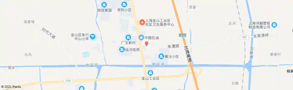 上海朱漕路亭卫公路_公交站地图_上海公交_妙搜公交查询2025