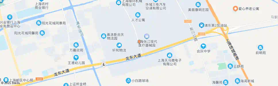 上海瑞庆路顾江路(张江东区)_公交站地图_上海公交_妙搜公交查询2025