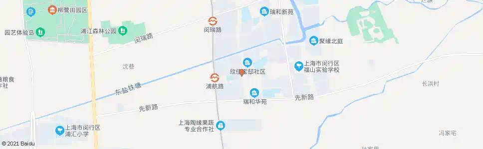 上海闵驰二路浦航路_公交站地图_上海公交_妙搜公交查询2025