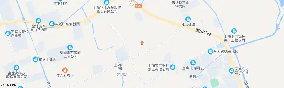 上海杨家村_公交站地图_上海公交_妙搜公交查询2025