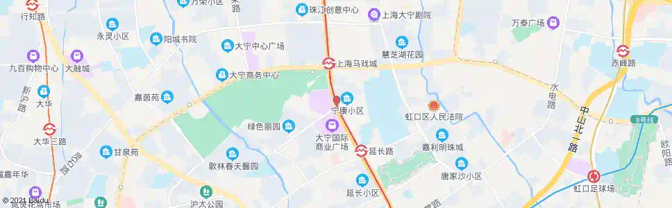 上海共和新路大宁路_公交站地图_上海公交_妙搜公交查询2025