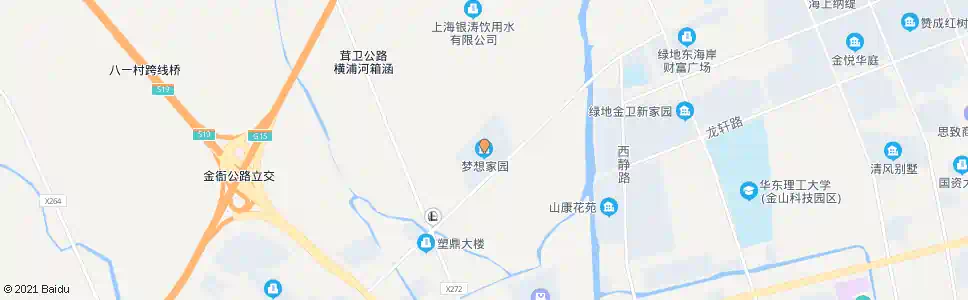 上海梦想家园_公交站地图_上海公交_妙搜公交查询2025
