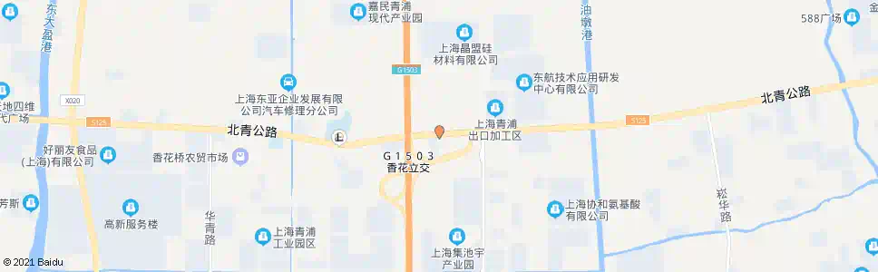 上海北青公路汇金路(五号桥)_公交站地图_上海公交_妙搜公交查询2025