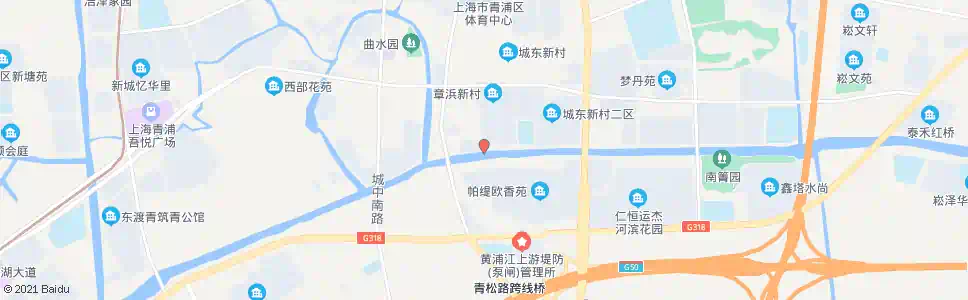 上海北淀浦河路章浜路_公交站地图_上海公交_妙搜公交查询2025