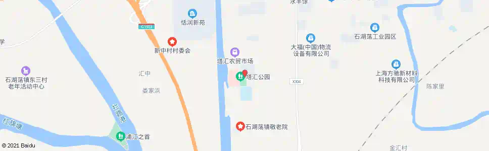 上海育新路塔汇路_公交站地图_上海公交_妙搜公交查询2025