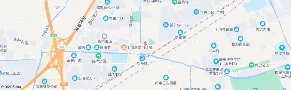 上海新桥敬老院_公交站地图_上海公交_妙搜公交查询2025