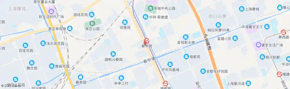 上海沪闵路春申路_公交站地图_上海公交_妙搜公交查询2025