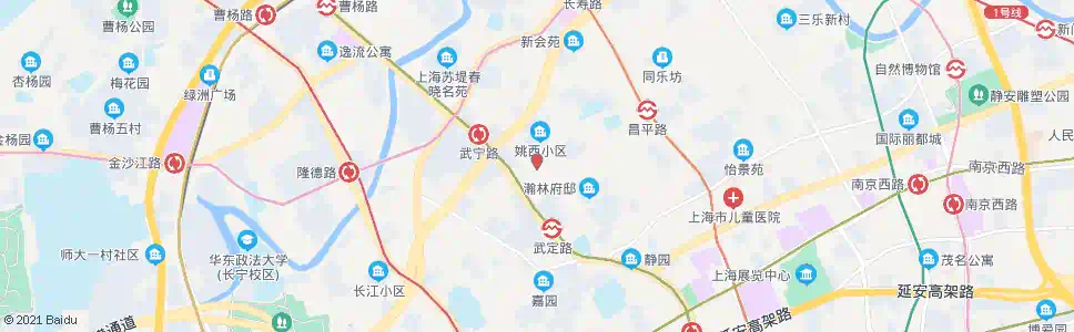 上海康定路万春街_公交站地图_上海公交_妙搜公交查询2025