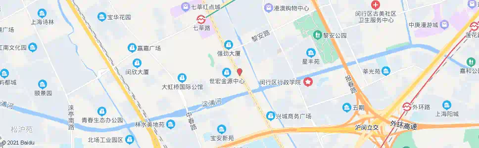 上海七莘路秀文路_公交站地图_上海公交_妙搜公交查询2025