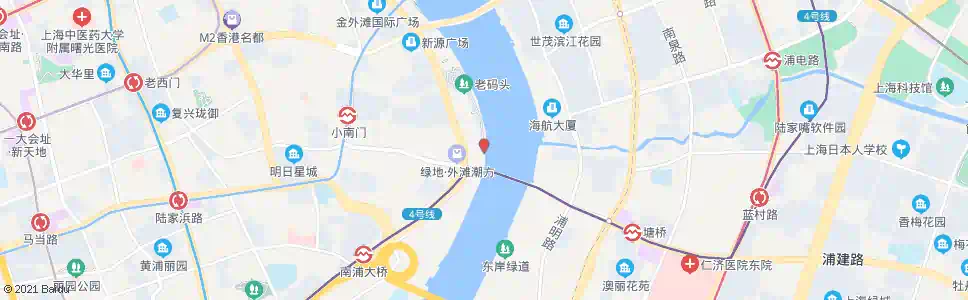 上海董家渡_公交站地图_上海公交_妙搜公交查询2025