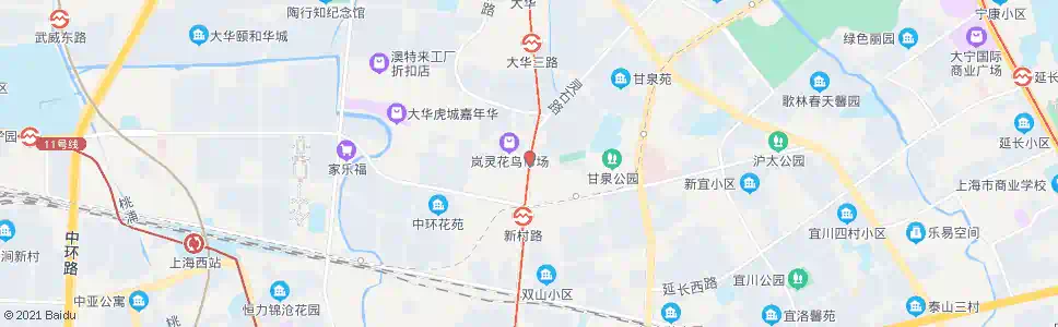 上海新村路灵石路_公交站地图_上海公交_妙搜公交查询2025