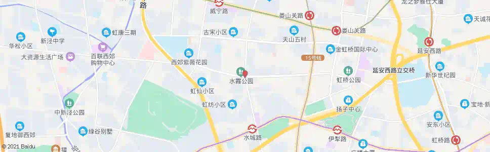 上海水城路仙霞路_公交站地图_上海公交_妙搜公交查询2025