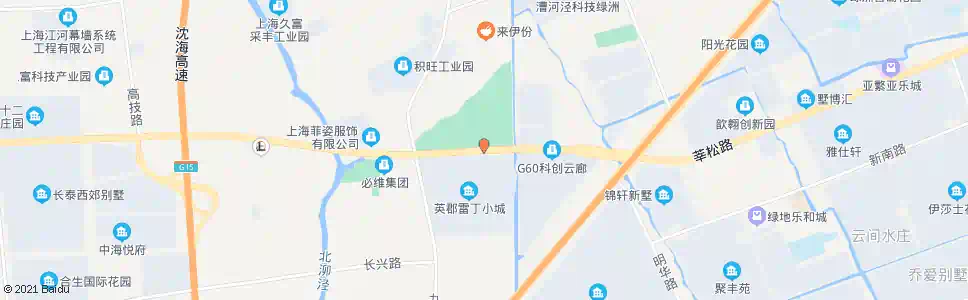 上海漕河泾开发区松江园区_公交站地图_上海公交_妙搜公交查询2025
