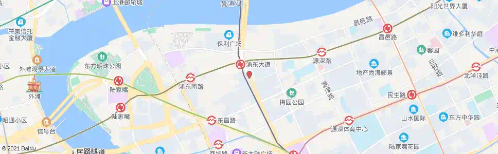 上海东方路栖霞路_公交站地图_上海公交_妙搜公交查询2025