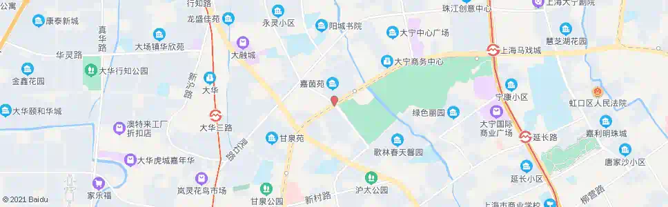 上海运城路广中西路_公交站地图_上海公交_妙搜公交查询2025