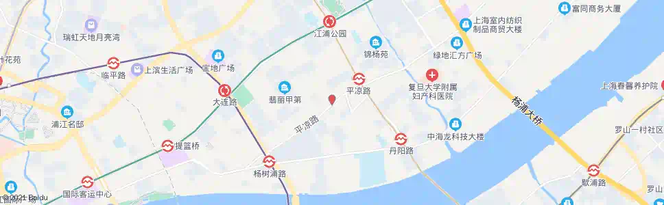 上海平凉路许昌路_公交站地图_上海公交_妙搜公交查询2025