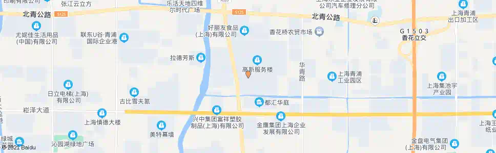 上海新科路外青松公路_公交站地图_上海公交_妙搜公交查询2025