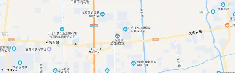 上海漕河泾出口加工区_公交站地图_上海公交_妙搜公交查询2025