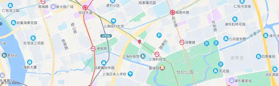 上海世纪大道丁香路_公交站地图_上海公交_妙搜公交查询2025