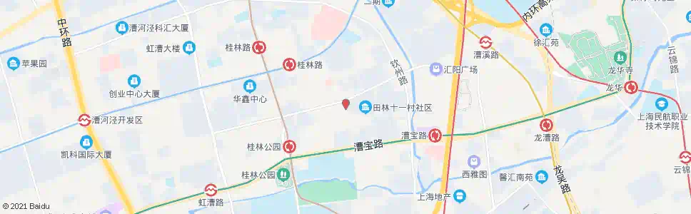 上海柳州路田林路_公交站地图_上海公交_妙搜公交查询2025
