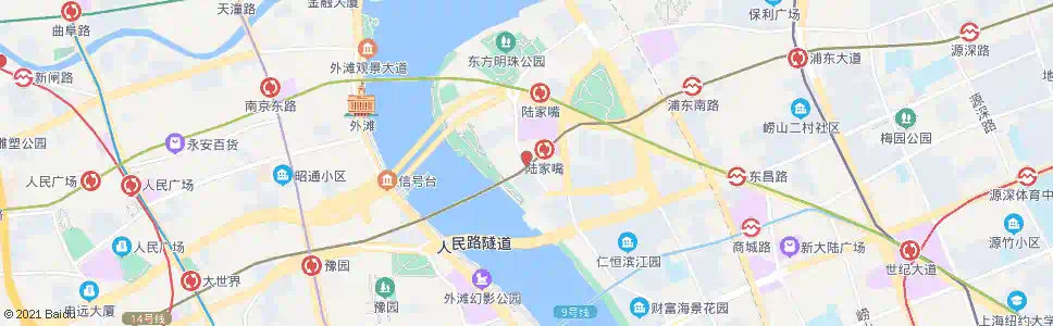 上海陆家嘴环路花园石桥路_公交站地图_上海公交_妙搜公交查询2025