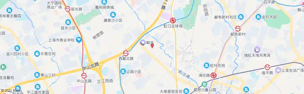 上海青云街_公交站地图_上海公交_妙搜公交查询2025