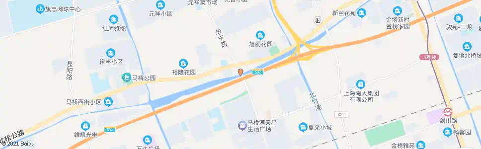 上海北松公路华宁路_公交站地图_上海公交_妙搜公交查询2025