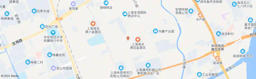 上海水产路铁峰路_公交站地图_上海公交_妙搜公交查询2025