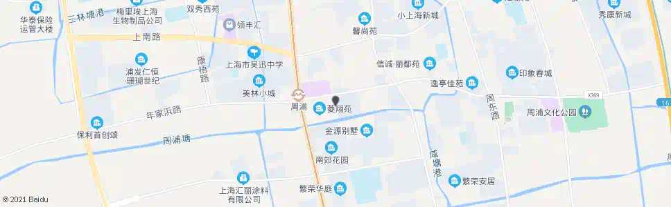 上海周康路年家浜路_公交站地图_上海公交_妙搜公交查询2025