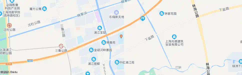 上海浦江中学(招呼站)_公交站地图_上海公交_妙搜公交查询2025