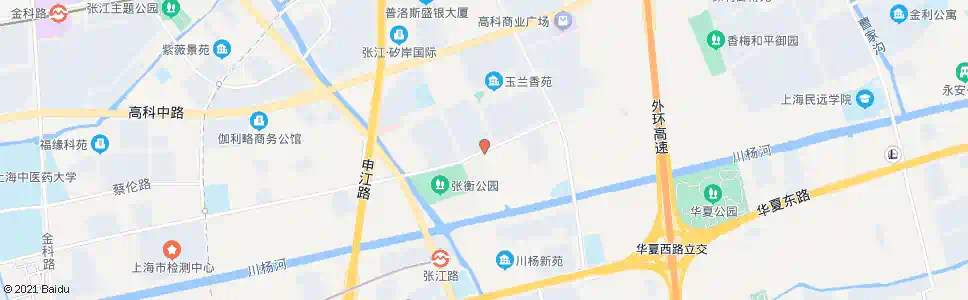 上海张衡路盛夏路_公交站地图_上海公交_妙搜公交查询2025