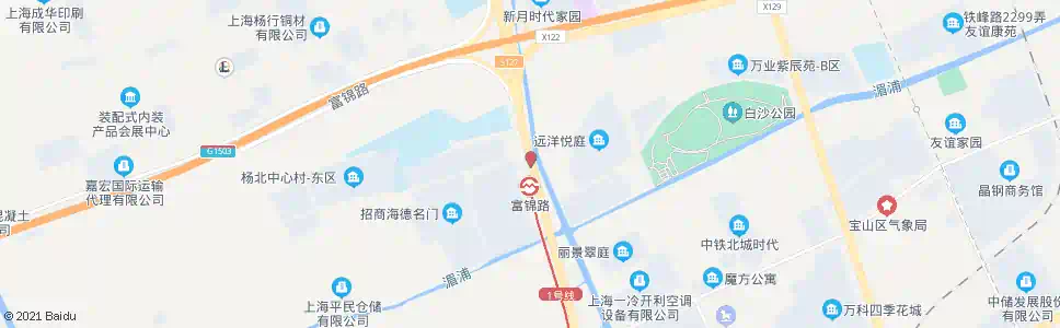 上海杨北_公交站地图_上海公交_妙搜公交查询2025