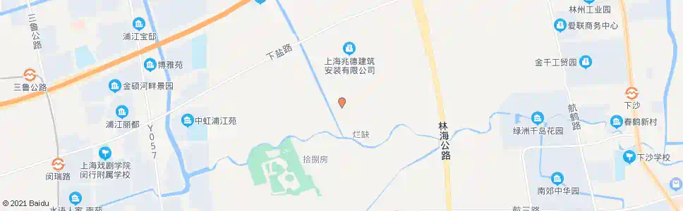 上海牌楼村委_公交站地图_上海公交_妙搜公交查询2025