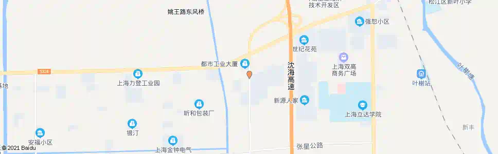 上海叶旺路叶荣路_公交站地图_上海公交_妙搜公交查询2025