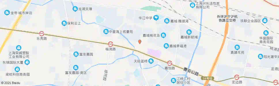 上海海蓝路华江支路_公交站地图_上海公交_妙搜公交查询2025
