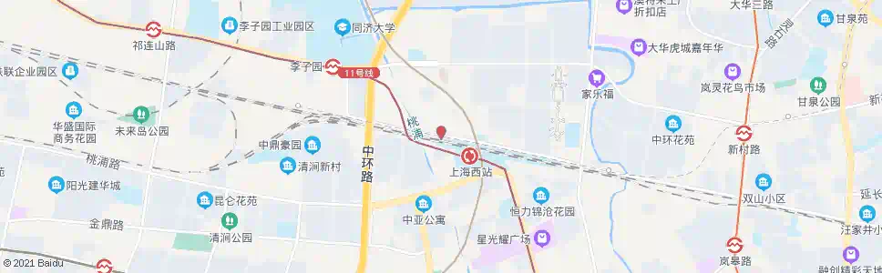 上海桃浦路杨家桥路_公交站地图_上海公交_妙搜公交查询2025