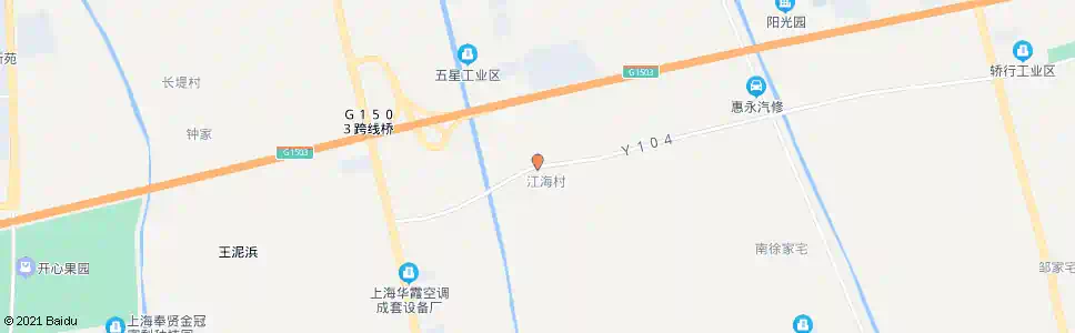 上海南庄路五星路_公交站地图_上海公交_妙搜公交查询2025
