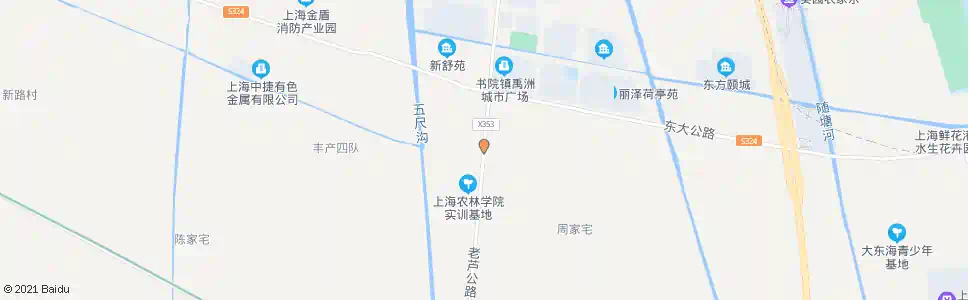 上海老芦公路四灶港_公交站地图_上海公交_妙搜公交查询2025
