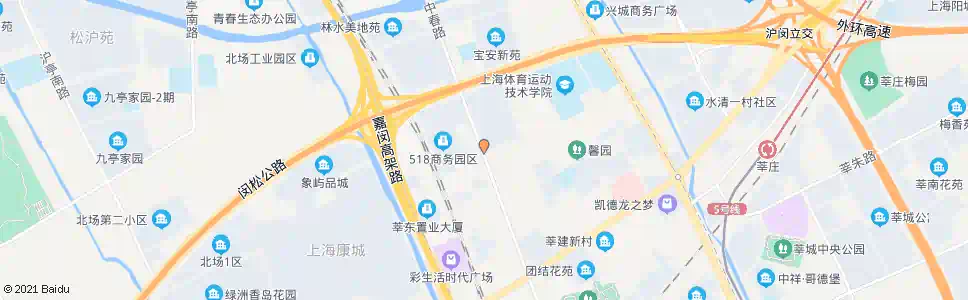 上海西环路莘北路_公交站地图_上海公交_妙搜公交查询2025