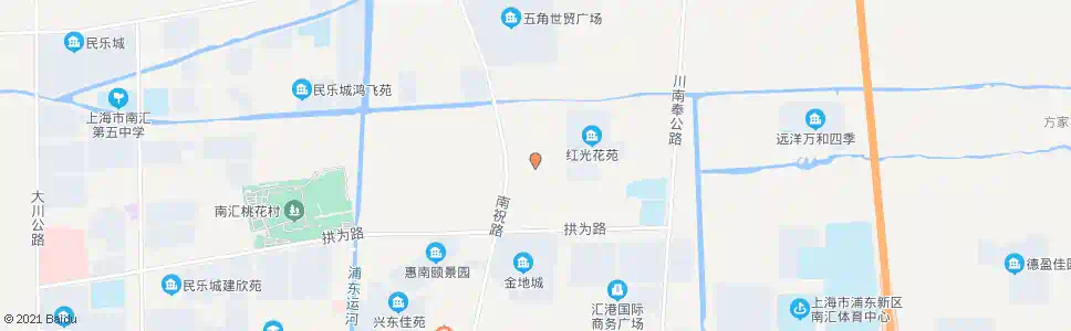 上海南祝路拱乐路_公交站地图_上海公交_妙搜公交查询2025