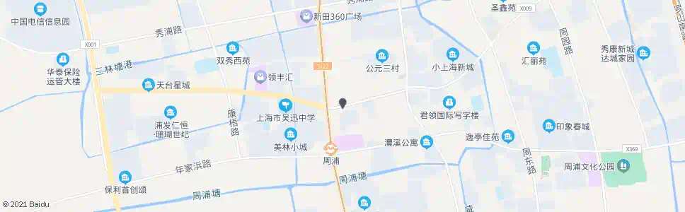 上海上南路沪南公路(八一)_公交站地图_上海公交_妙搜公交查询2025
