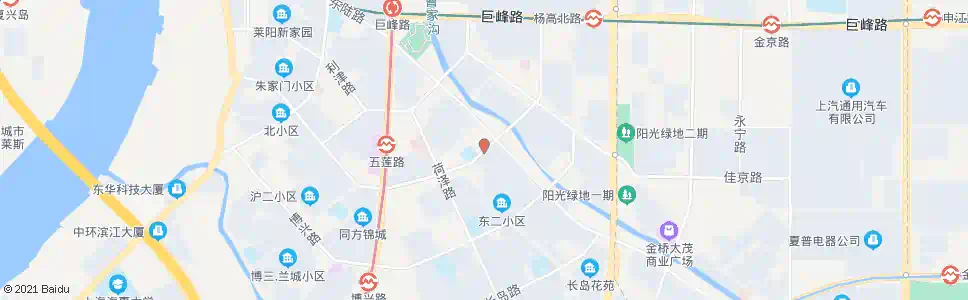上海五莲路东陆路_公交站地图_上海公交_妙搜公交查询2025