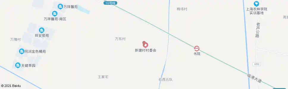 上海新建村_公交站地图_上海公交_妙搜公交查询2025