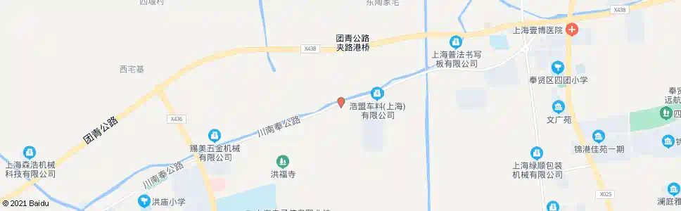 上海三团村(招呼站)_公交站地图_上海公交_妙搜公交查询2025