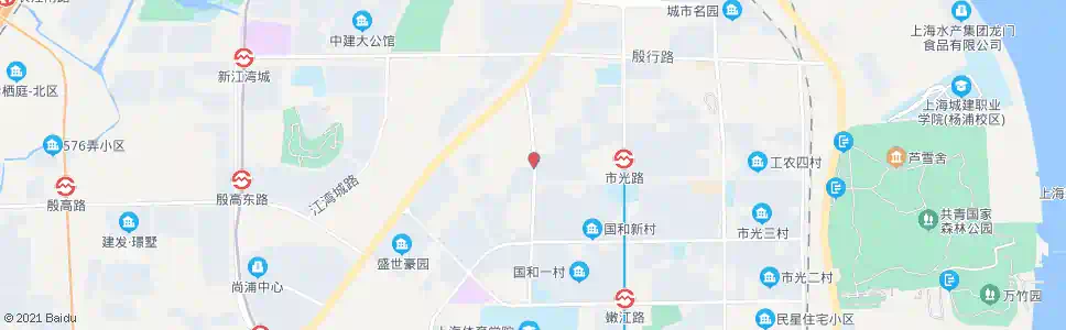 上海民京路世界路_公交站地图_上海公交_妙搜公交查询2025