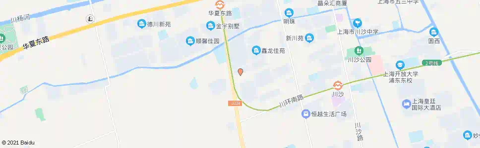 上海新川路华东路_公交站地图_上海公交_妙搜公交查询2025