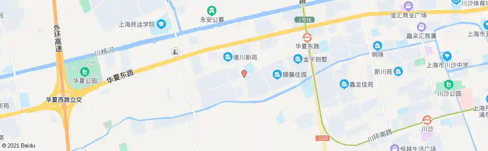 上海新德西路德华路_公交站地图_上海公交_妙搜公交查询2025